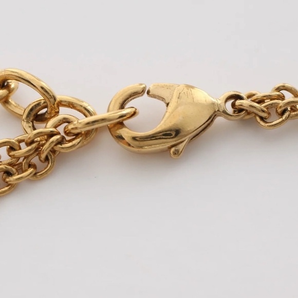 Sold - Louis Vuitton LV ESSENTIAL V BRACELET GP RHINESTONE GOLD CLEAR SWAROVSKI - Picture 3 of 12